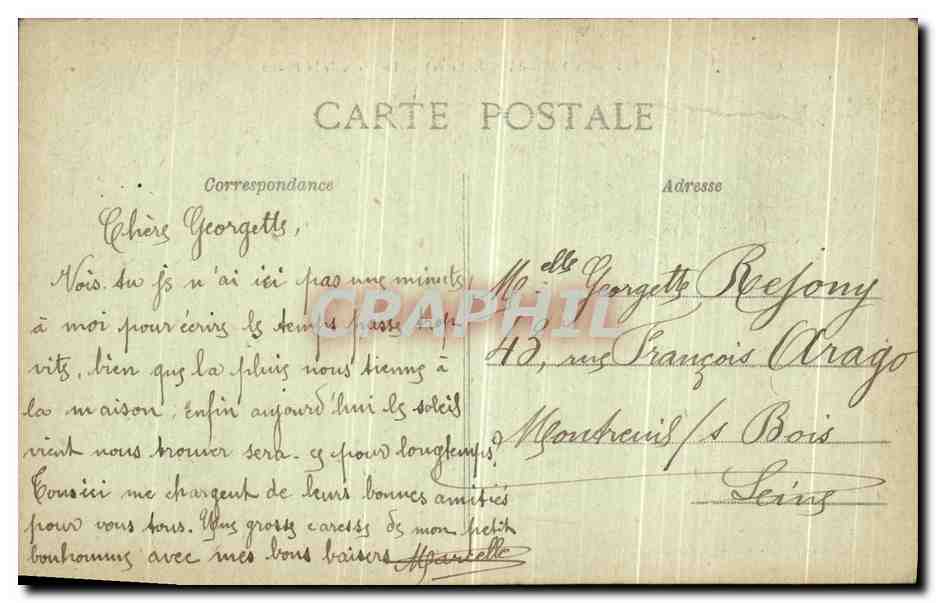CPA Saint Romain d Urfe La Croix de la Roche  — Rückseite