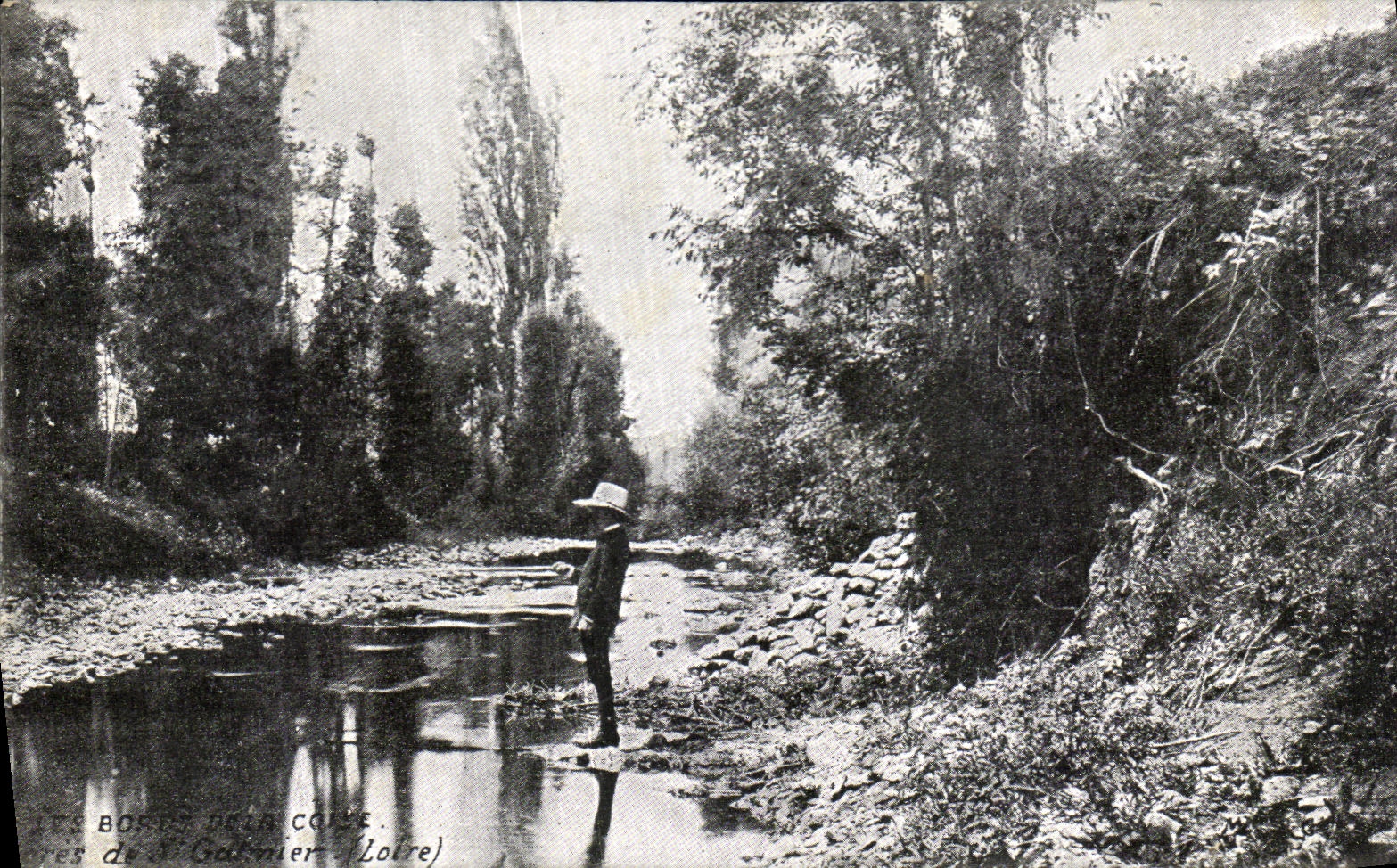 Les bords de la Loire — Les bords du Loirier (Loire) — sans éditeur ni numéro visible