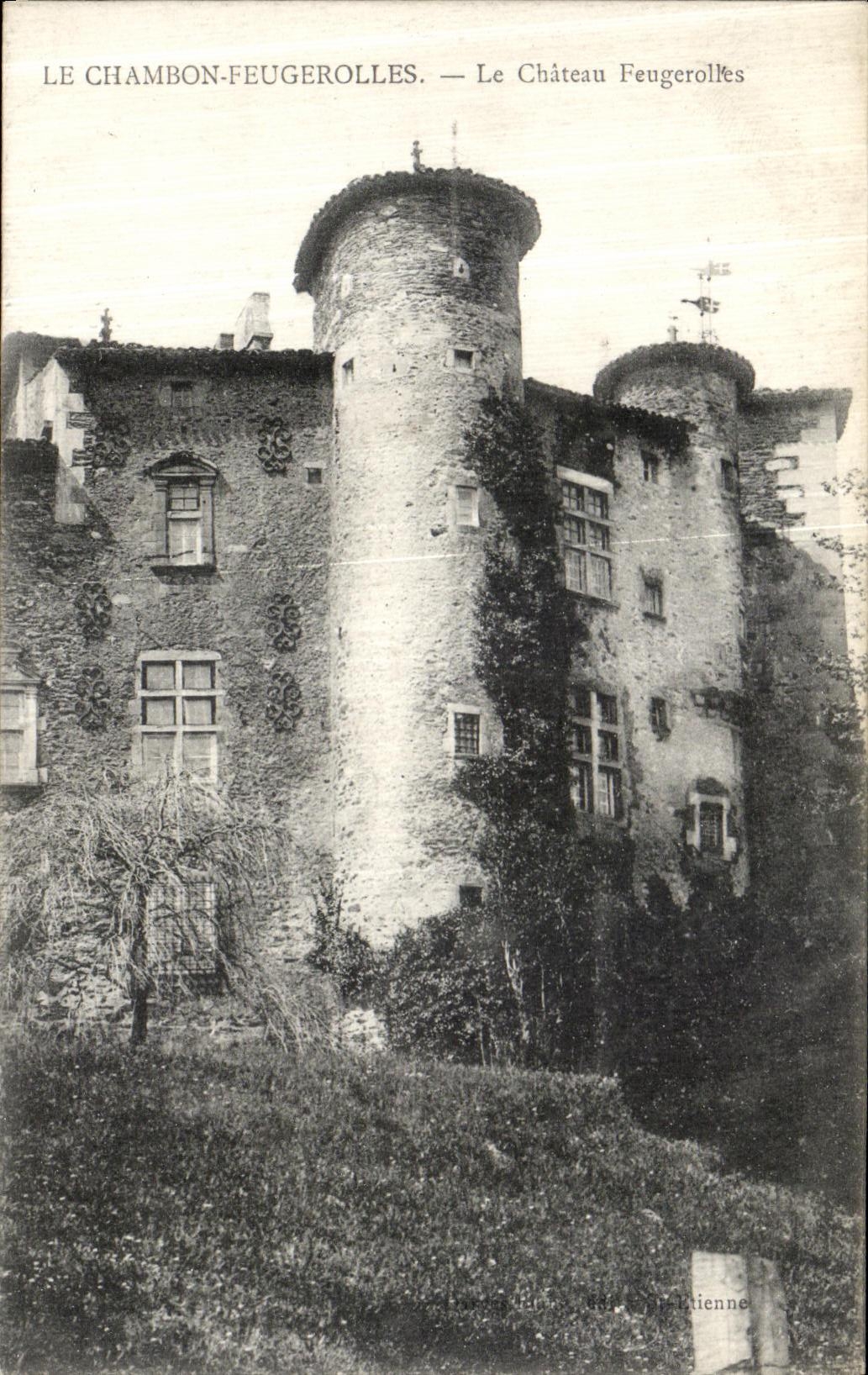 CPA Le Chambon Feugerolles Le Chateau Feugerolles
