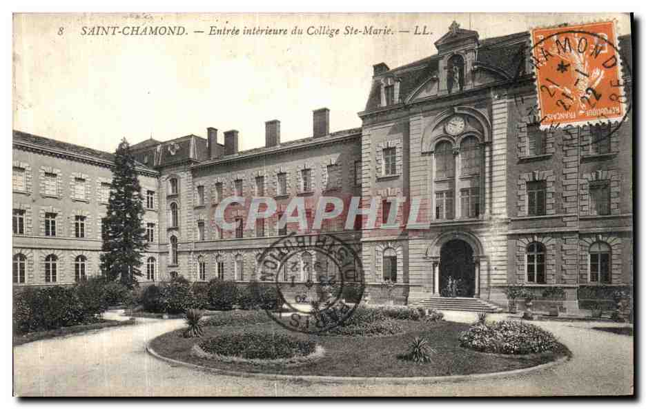 CPA Saint Chamond Entree Interieure du College Ste Marie