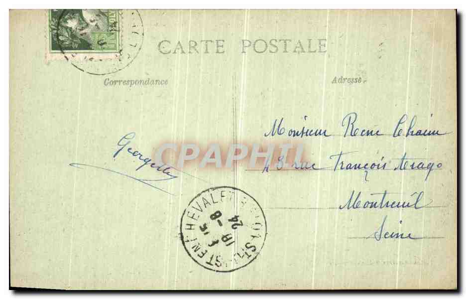 CPA Sainte Romain d Urfe La Croix de la Roche  — Rückseite