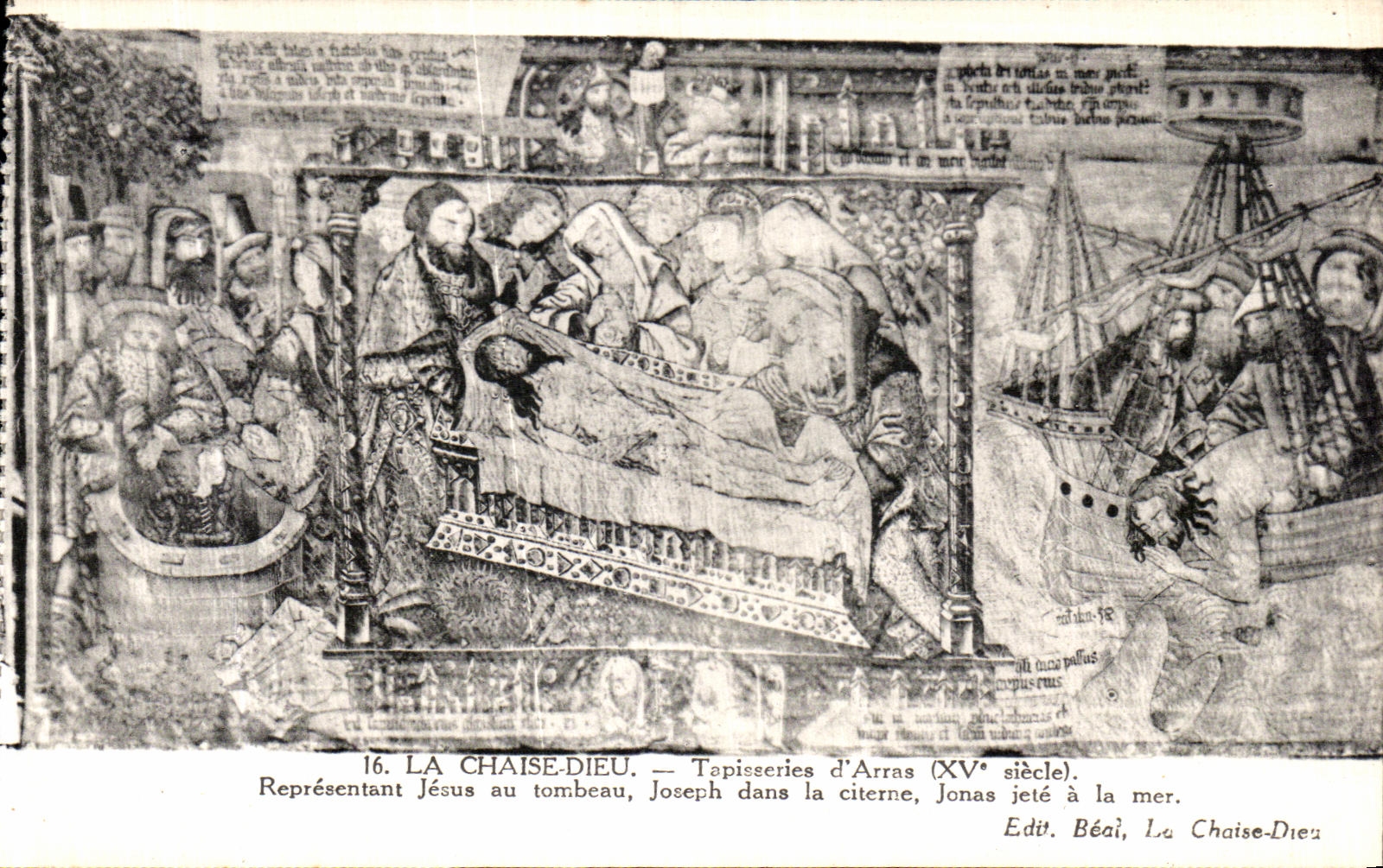La Chaise-Dieu — Tapisseries d'Arras (XVe siècle) — Édit. Béai, La Chaise-Dieu