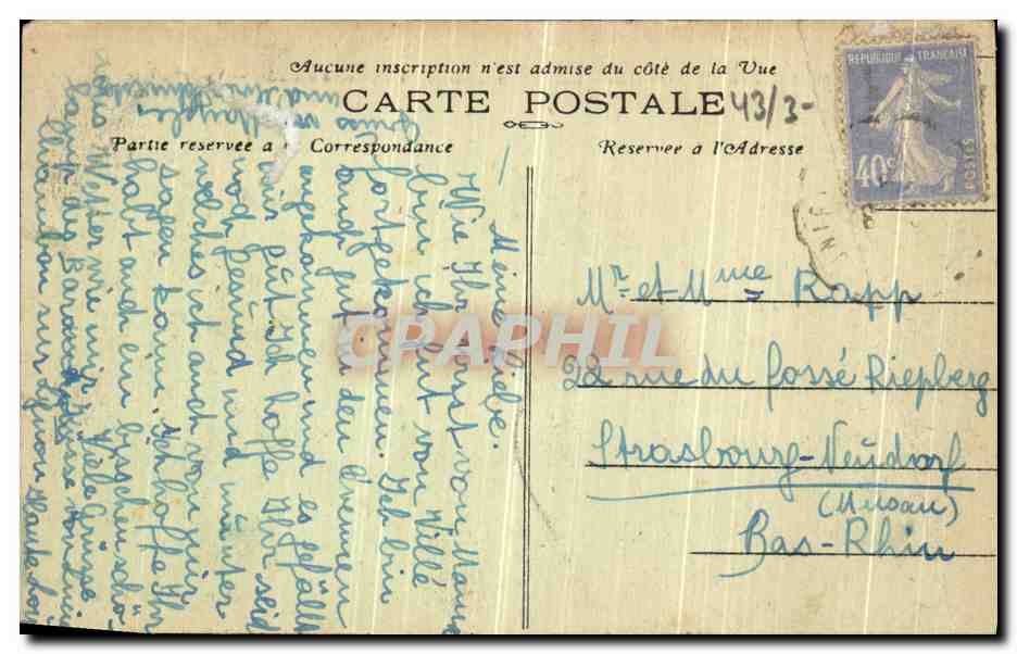 CPA Le Chambon Sur Lignon Station Vue Generale  — Rückseite