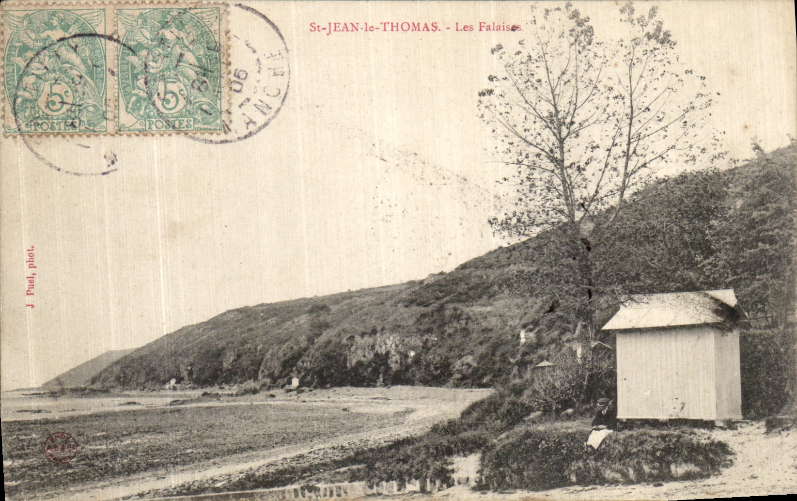 St-JEAN-LE-THOMAS - Les Falaises — J. Puel phot.