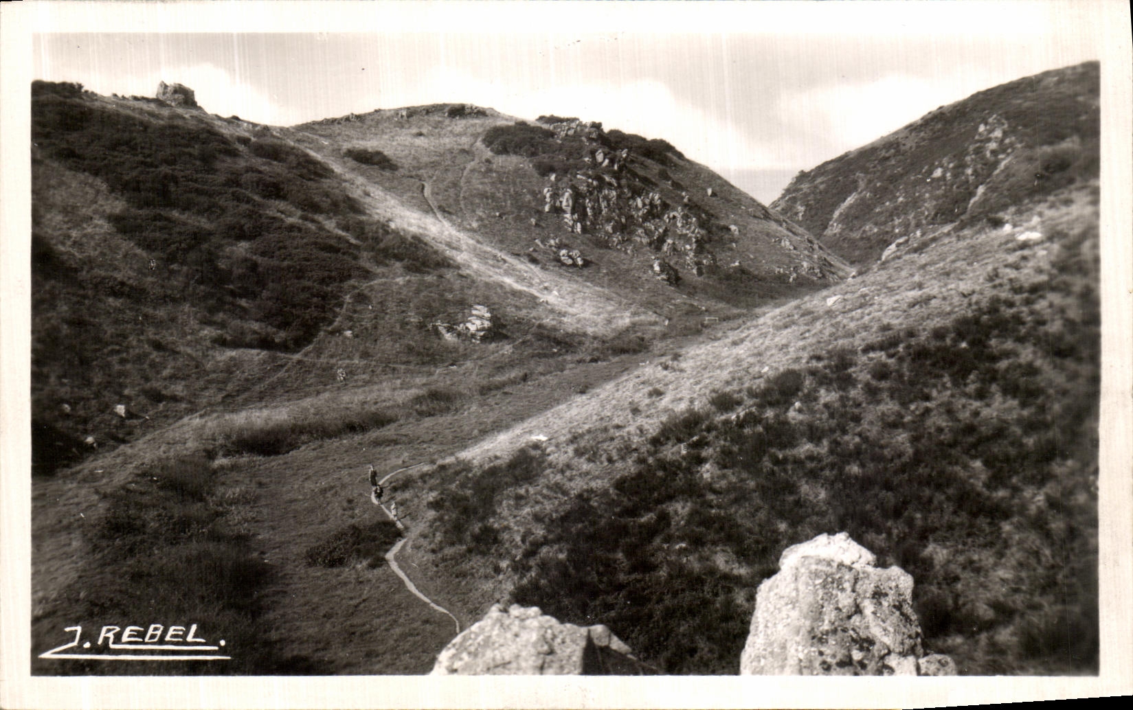 Carolles - La Vallée du Lude et ses Rochers — J. Rebel — n°7