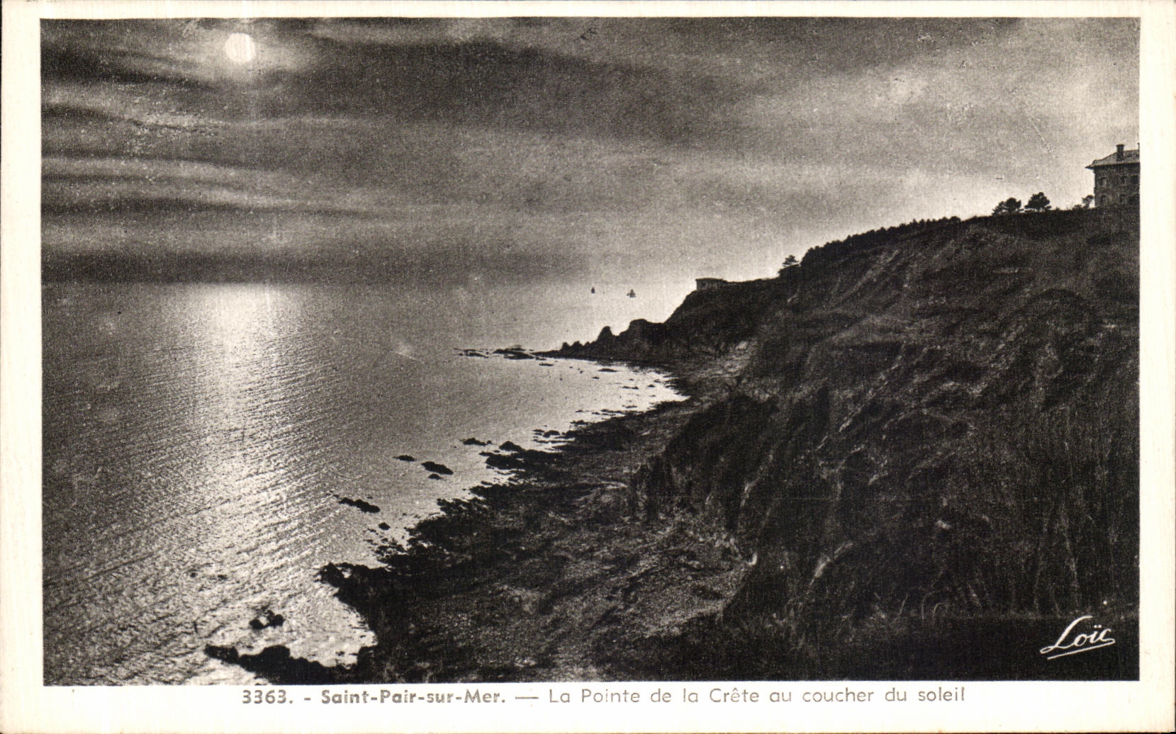Saint-Pair-sur-Mer — La Pointe de la Crête au coucher du soleil — Loïc