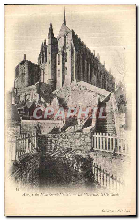 CPA Abbaye du Mont Saint Michel 