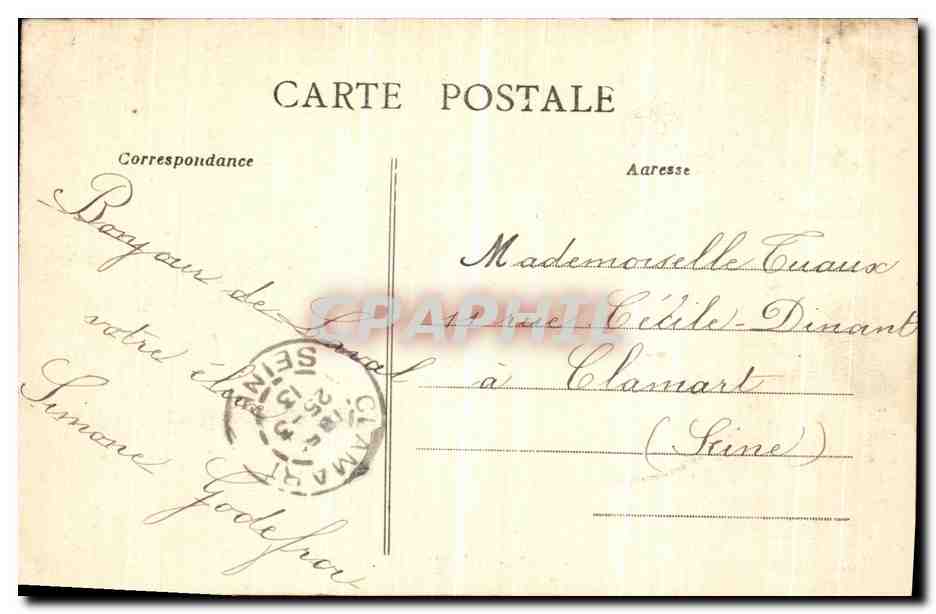 CPA Laval La Mayenne au Pont Neuf  — Rückseite