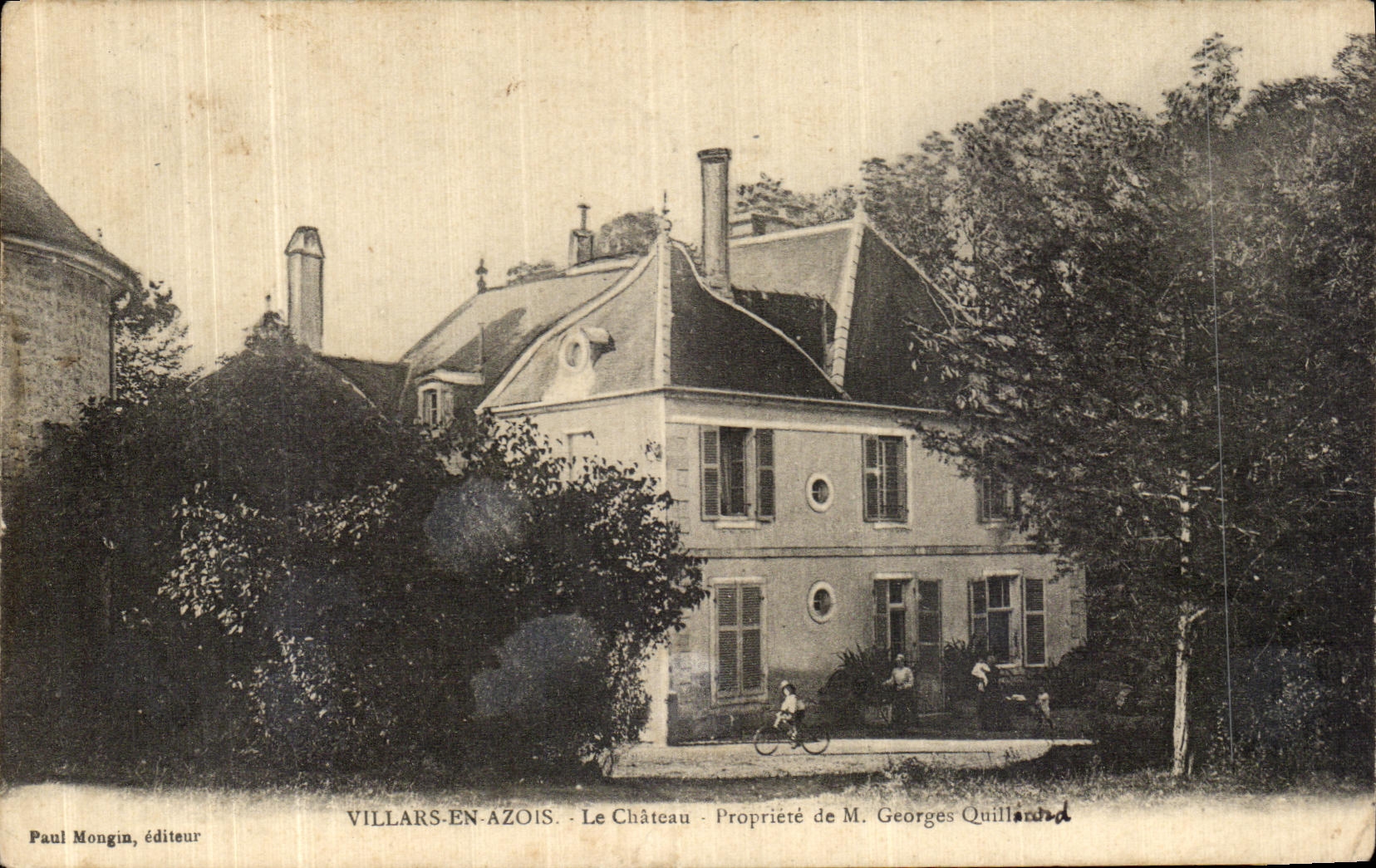 CPA Villars En Azois La Chateau Georges Quillard