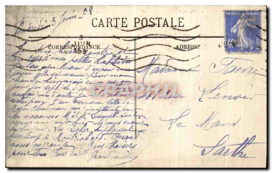 De Voiron à la Grande Chartreuse — Crossey — I.L. — Verso
