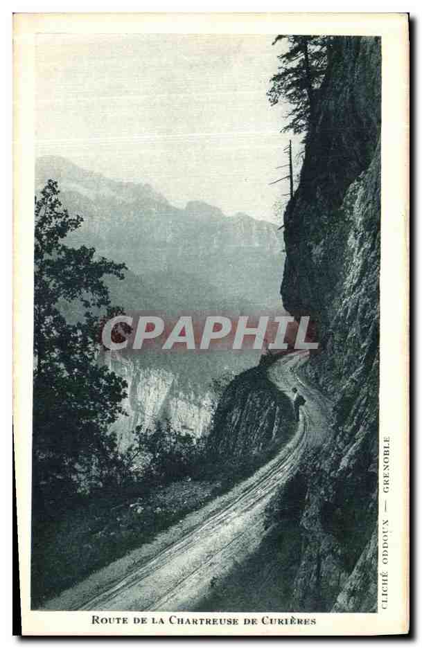 Route de la Chartreuse de Curières — Cliché Oddoux — Grenoble