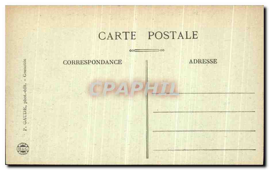 Dauphiné — Massif de Belledonne, Sentier de la Pra, Prairie de l'Oursière — P. Gaude, Grenoble — Reverso