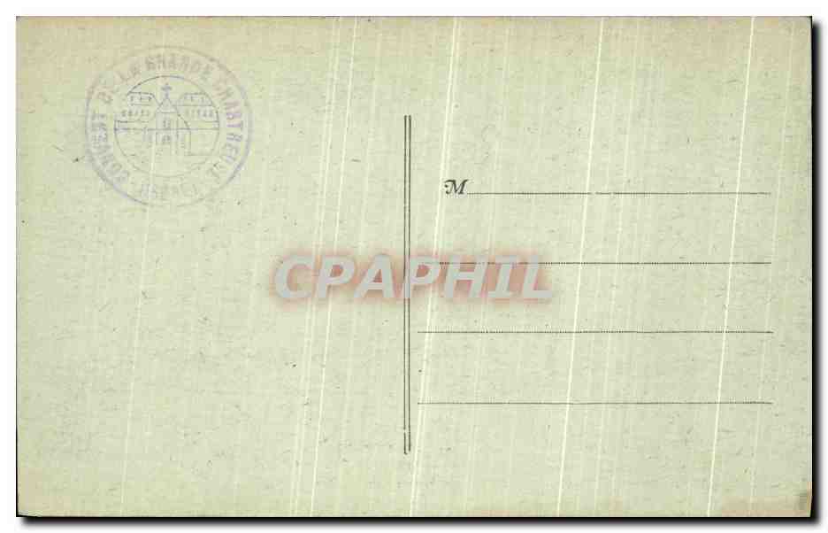 Bibliothèque du Couvent de la Grande Chartreuse — Dauphiné — E. R. n°245 — Verso