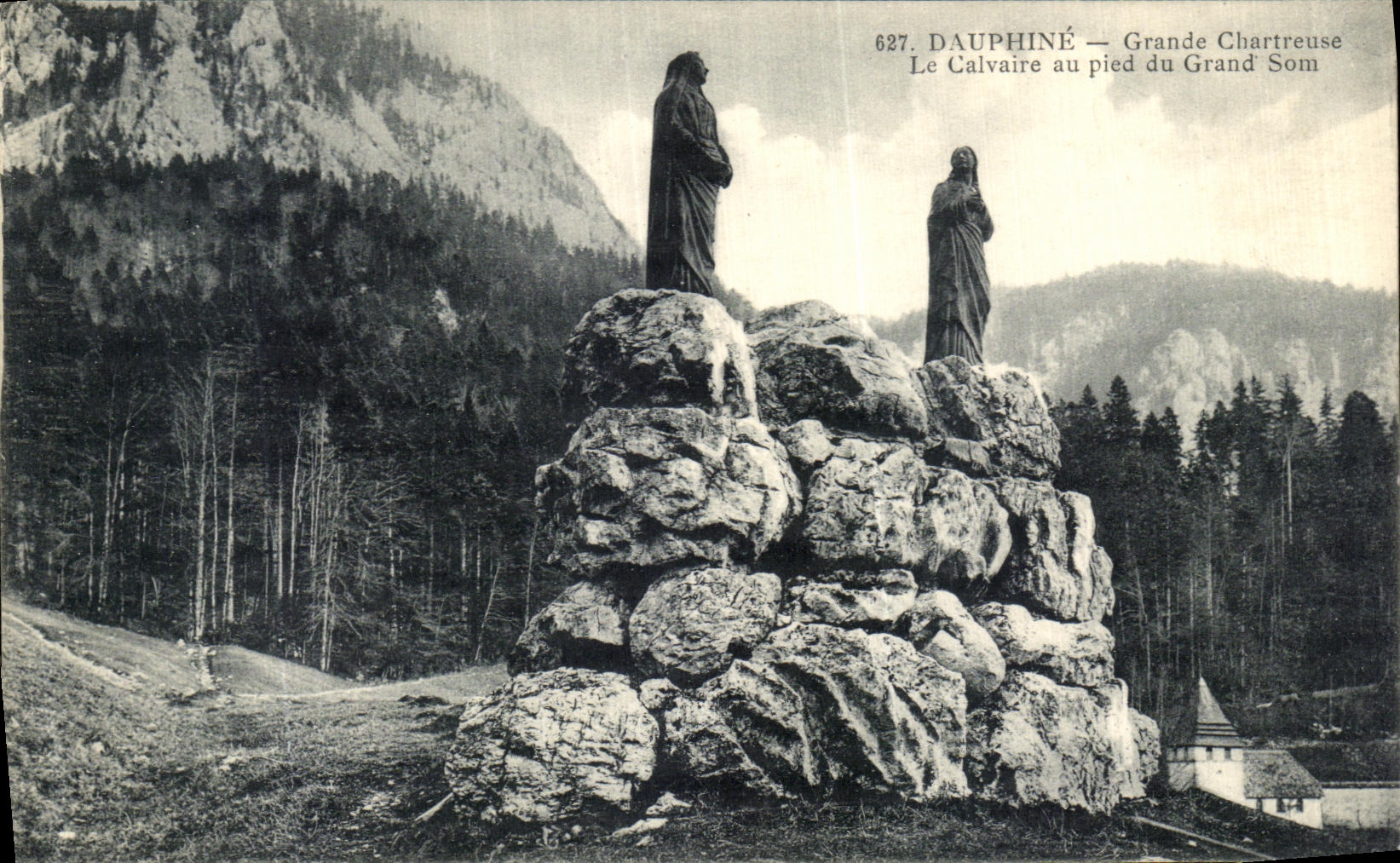 Le Calvaire au pied du Grand Som — Grande Chartreuse — éditeur P.G. phot.-édit. Grenoble