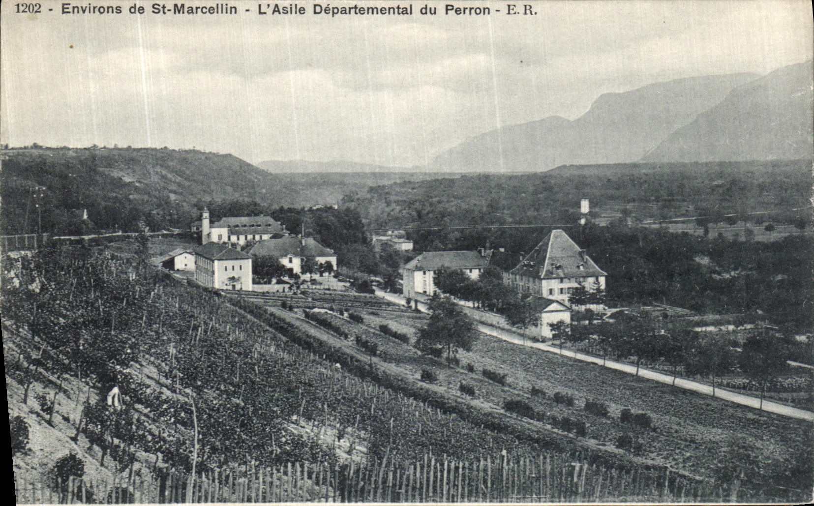 CPA Environs de St Marcellin L Aslle Departemental du Perron