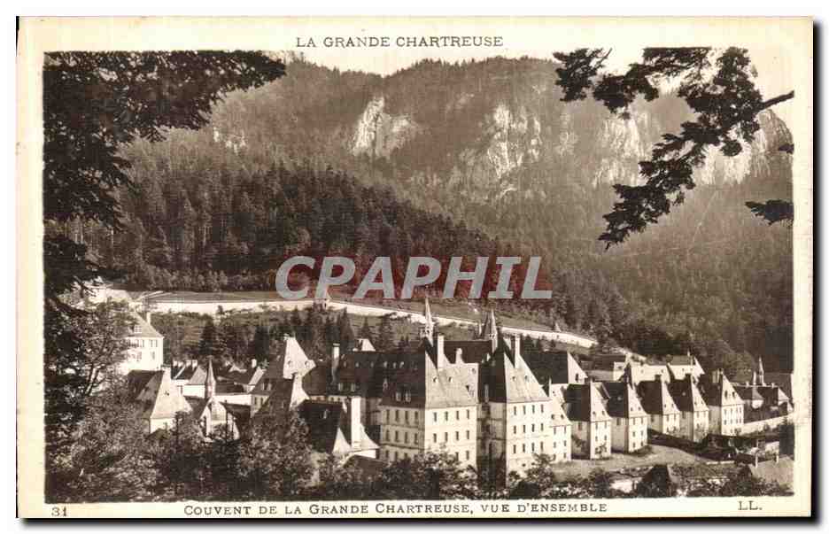 La Grande Chartreuse — Couvent de la Grande Chartreuse, vue d'ensemble — LL, n°34
