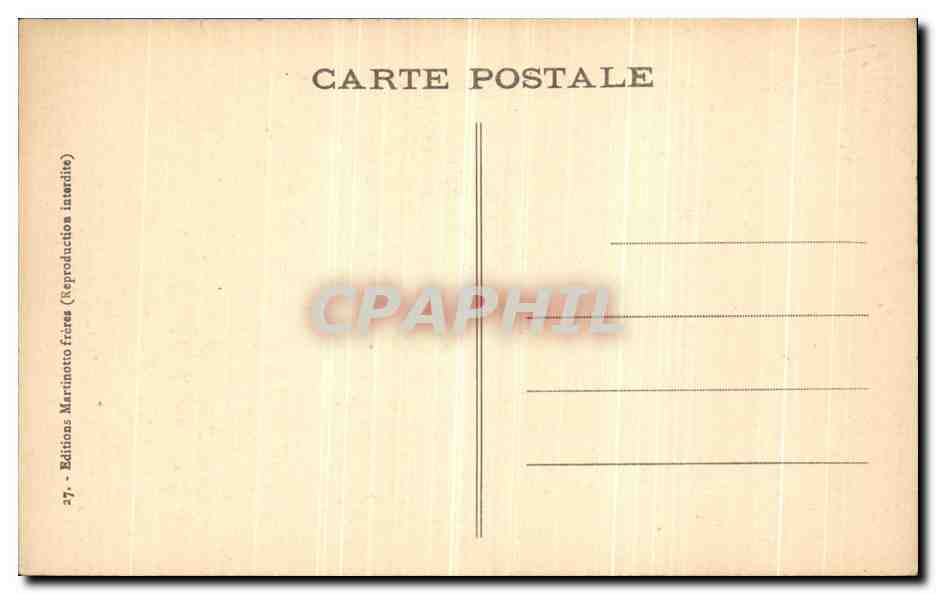 CPA La Grande Charteuse Pic de l oeillette — Verso