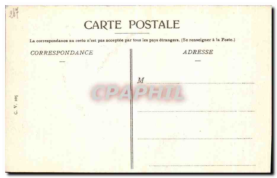 CPA Dauphine Massif de Belledonne Prairie de la Pra La Grande Lance de Dommene — Verso