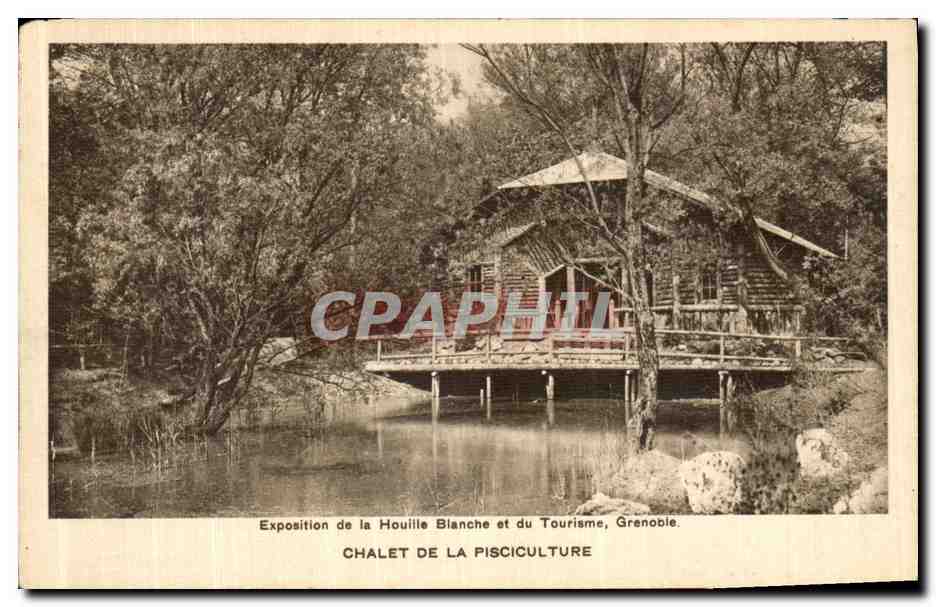 Chalet de la Pisciculture — Exposition de la Houille Blanche et du Tourisme, Grenoble — Édition des 'Horizons de France' et de la Librairie Didier