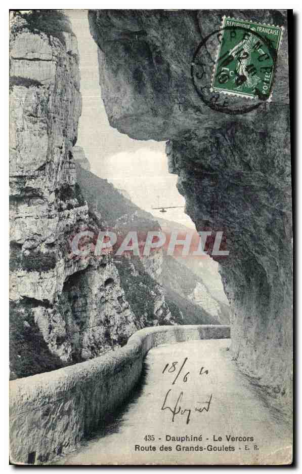 Le Vercors - Route des Grands-Goulets — Dauphiné — Éditeur R. (n° 435)