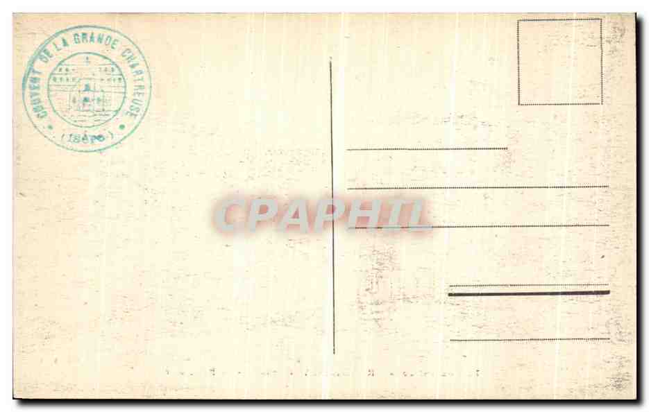 Couvent de la Grande-Chartreuse - Le Réfectoire — éditeur C.I.A.V. n°72 — Reverso