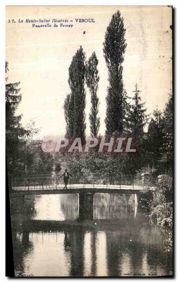 Passerelle de Frotsay — Vesoul — La Haute-Saône Illustrée