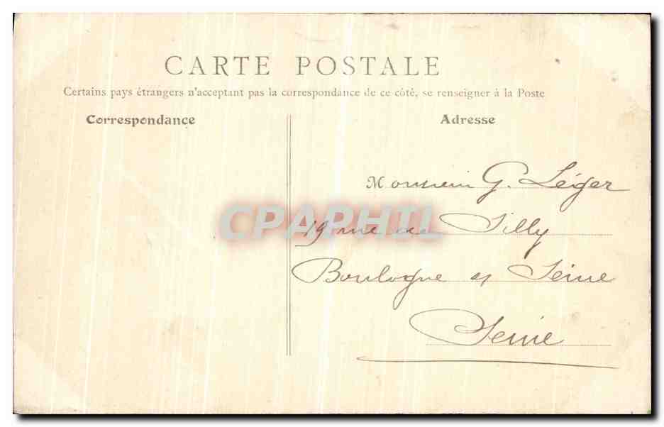 Luxeuil-les-Bains — Ehemaliges Rathaus auch als Maison Carrée bekannt, 15. Jahrhundert — B.F., Paris — Rückseite