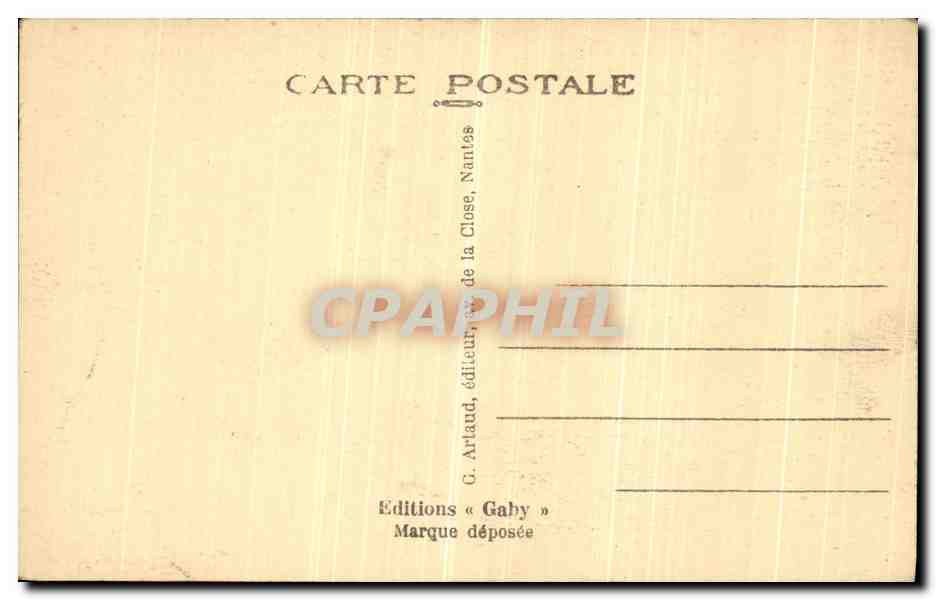 CPA Alencon L Entree de l Eglise Notre Dame XV siecle — Rückseite