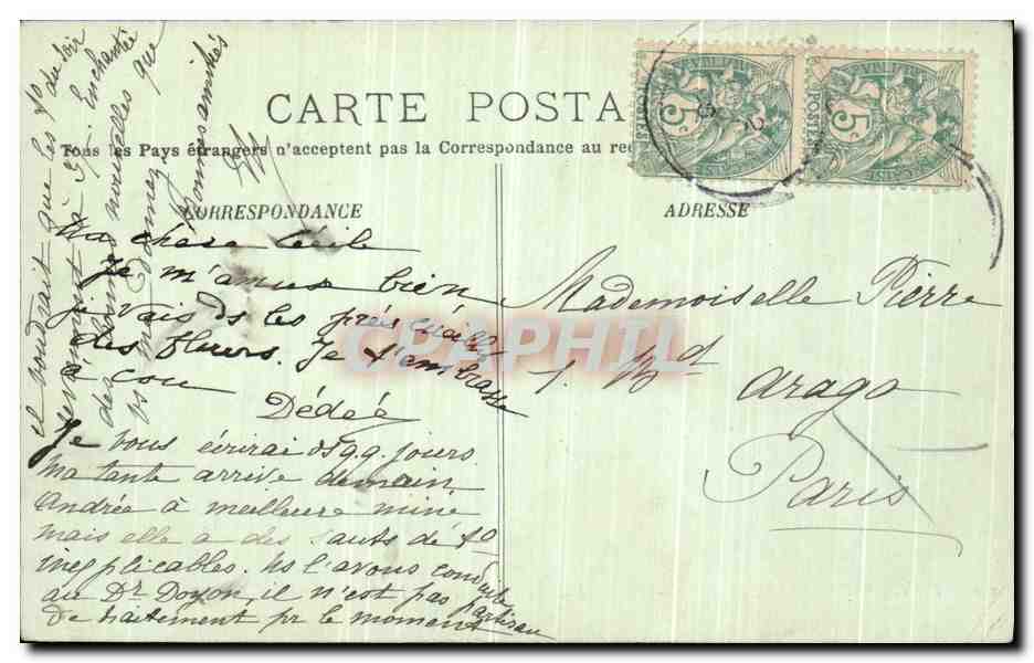 CPA Dauphine Grande Charteuse Vue Generale du Monastere — Rückseite