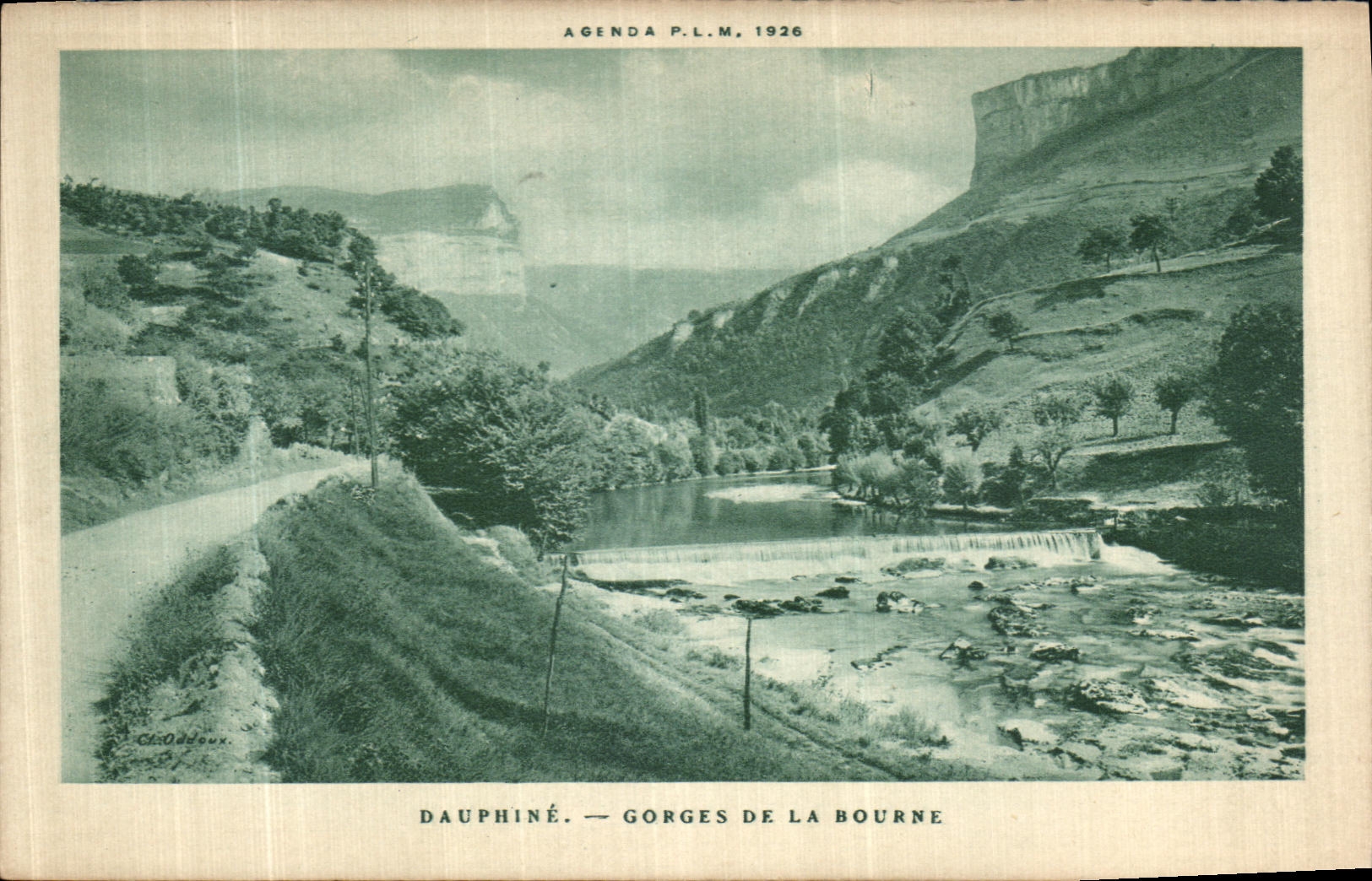 Dauphiné — Gorges de la Bourne — Agenda P.L.M. 1926