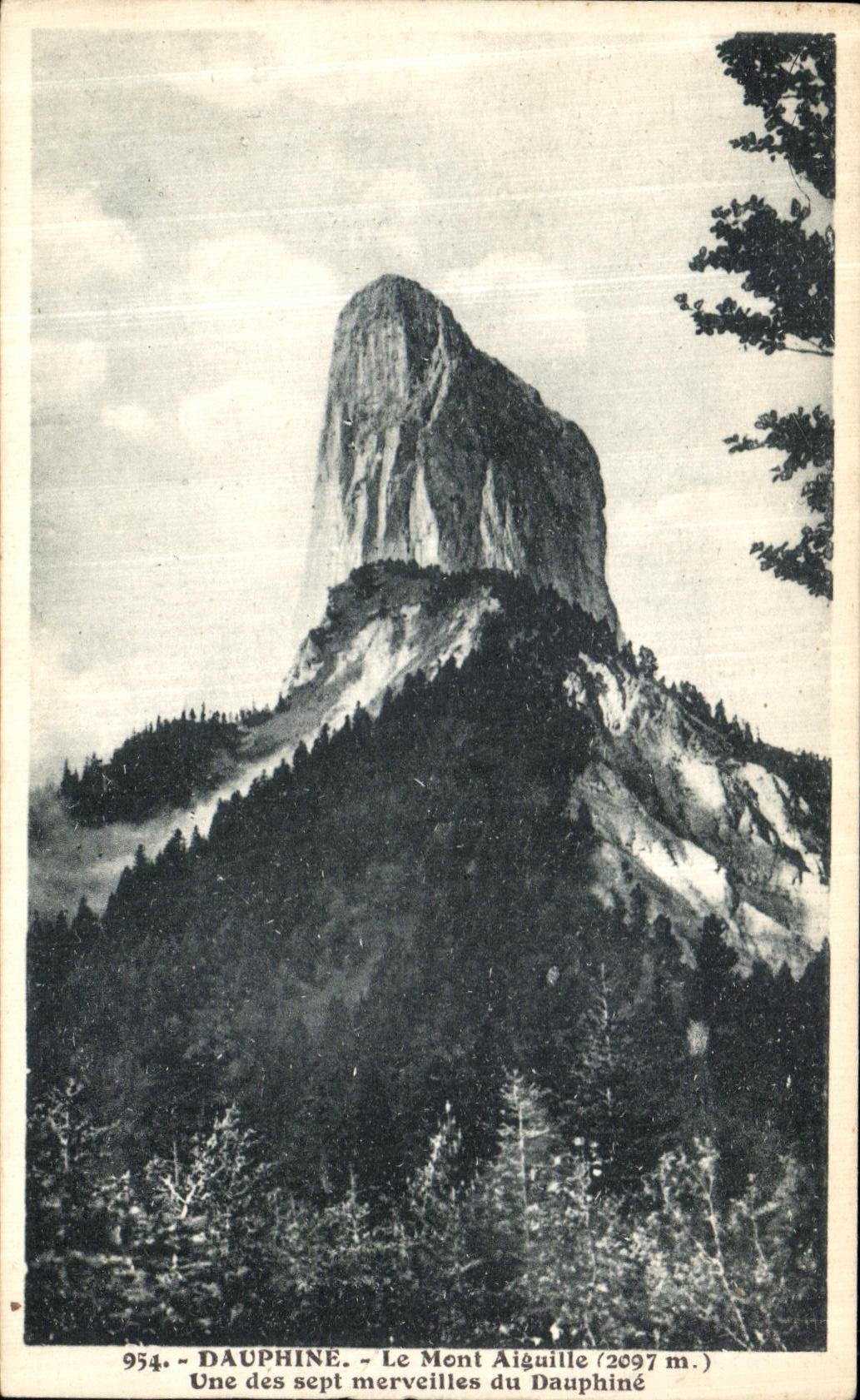 Le Mont Alguille — Une des sept merveilles du Dauphiné — Édition M. Bourcier, Grenoble
