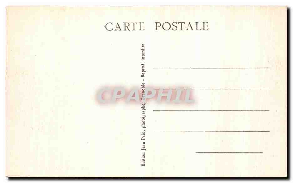 Villard-de-Lans — General View — Edition Jean Pain, Grenoble — Back