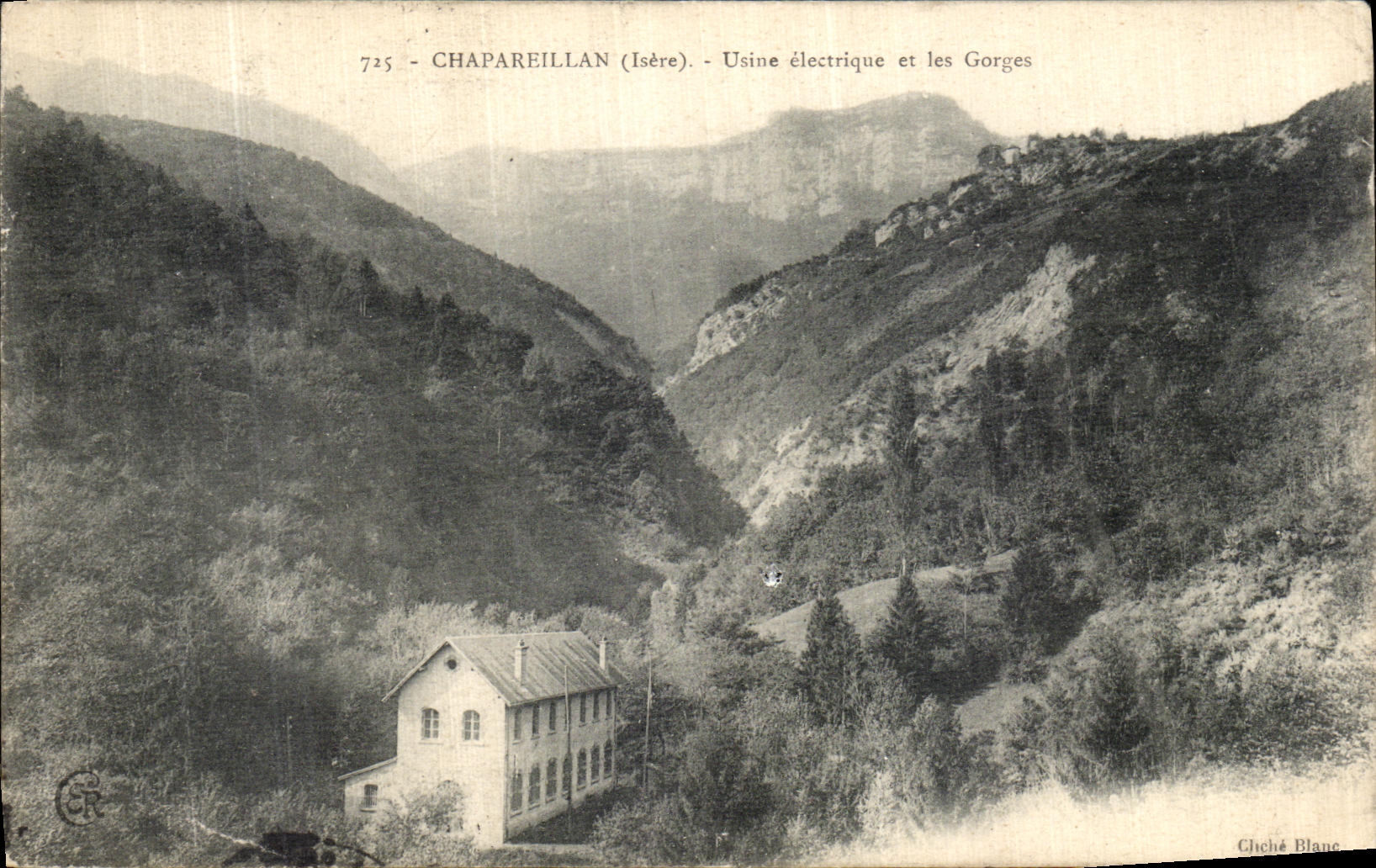 Chapareillan (Isère) — Elektrische Kraftwerke und die Schluchten — Chéché Blane