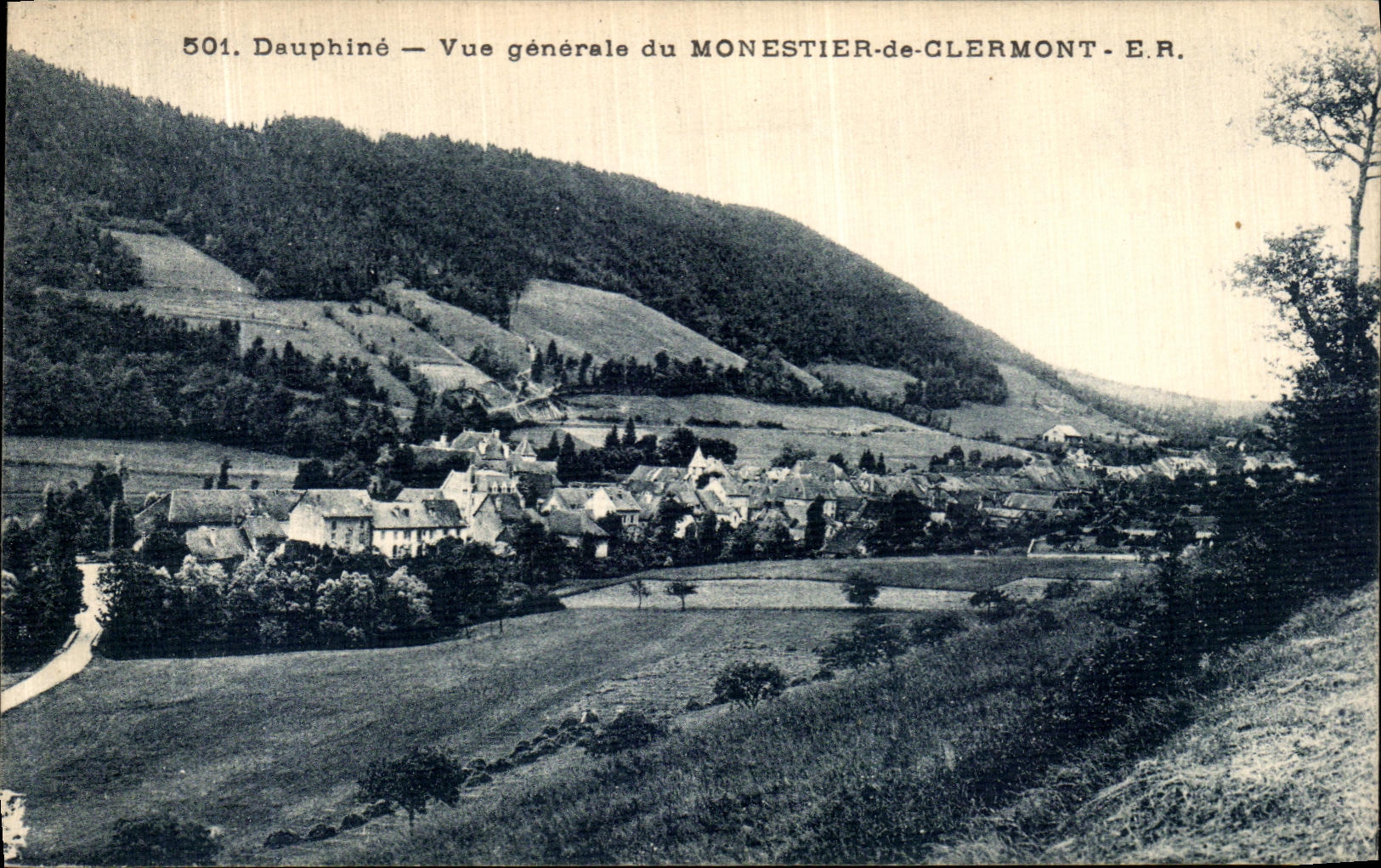 Monestier-de-Clermont — Vue générale — E.R. (éditeur)