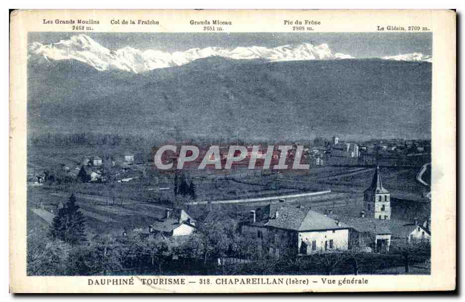 CPA Dauphine Tourisme Chapareillan Vue Generale