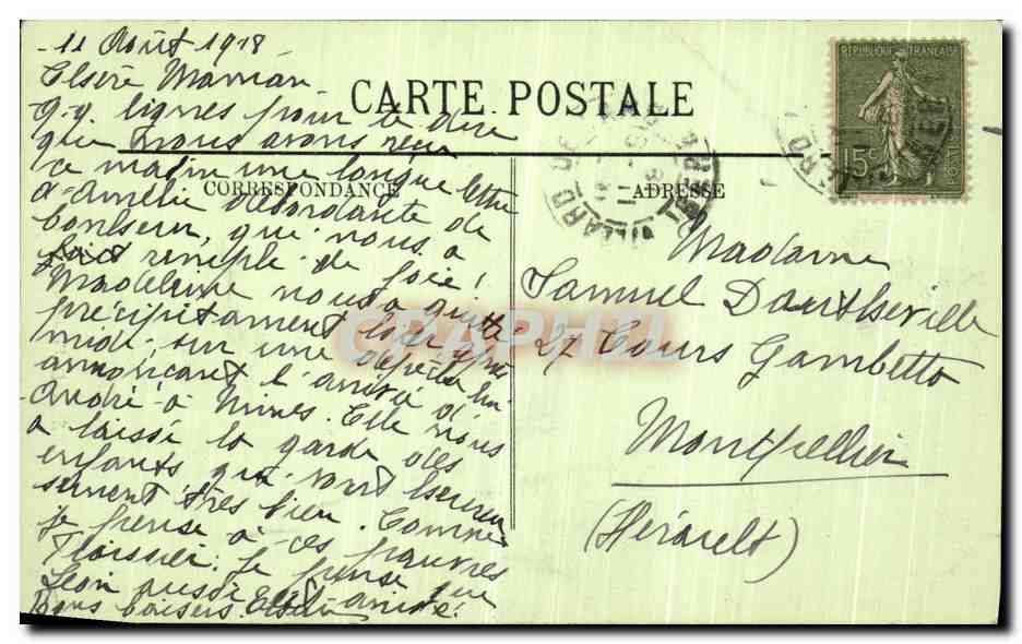 Le Dauphiné — De Villard-de-Lans à Pont-en-Royans — Le Pont de la Goule Noire — L.L. n°23 — Reverso
