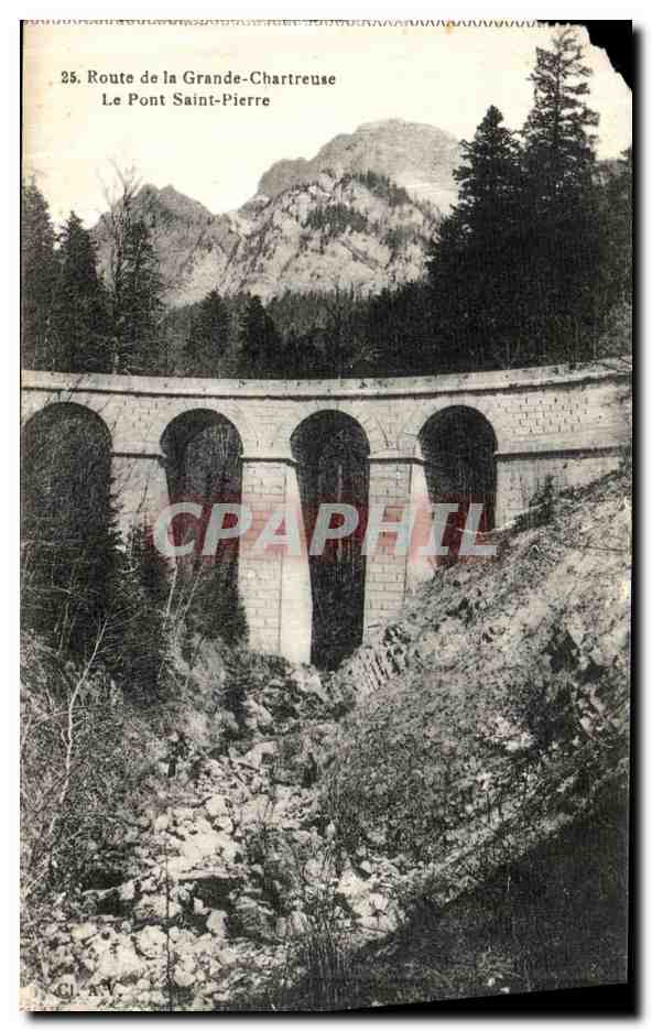 CPA Route de la Grande Charteuse Le Pont Saint Pierre