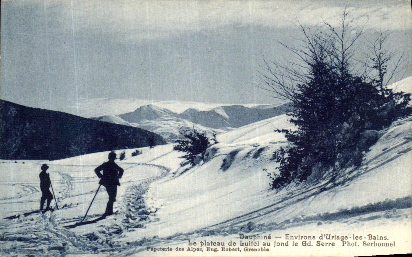 Dauphiné — Environs d'Uriage-les-Bains — Pâpeterie des Alpes, Eug. Robert, Grenoble