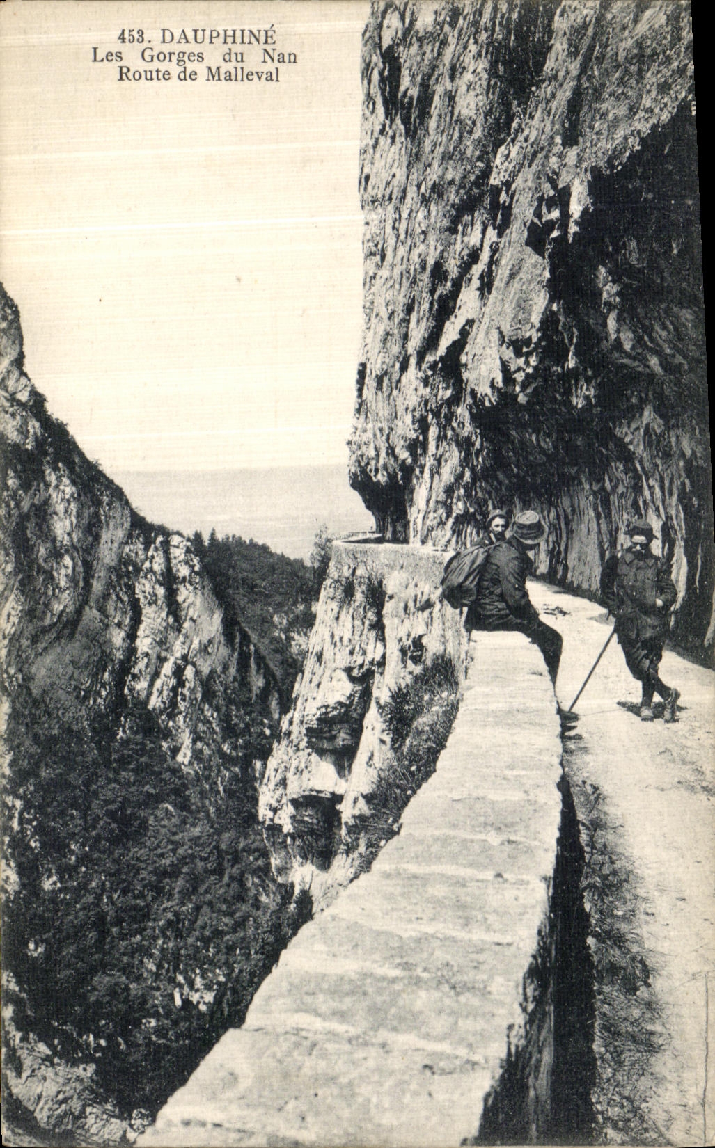 Les Gorges du Nan — Route de Malleval — P. Gaude, phot. & édit. Grenoble