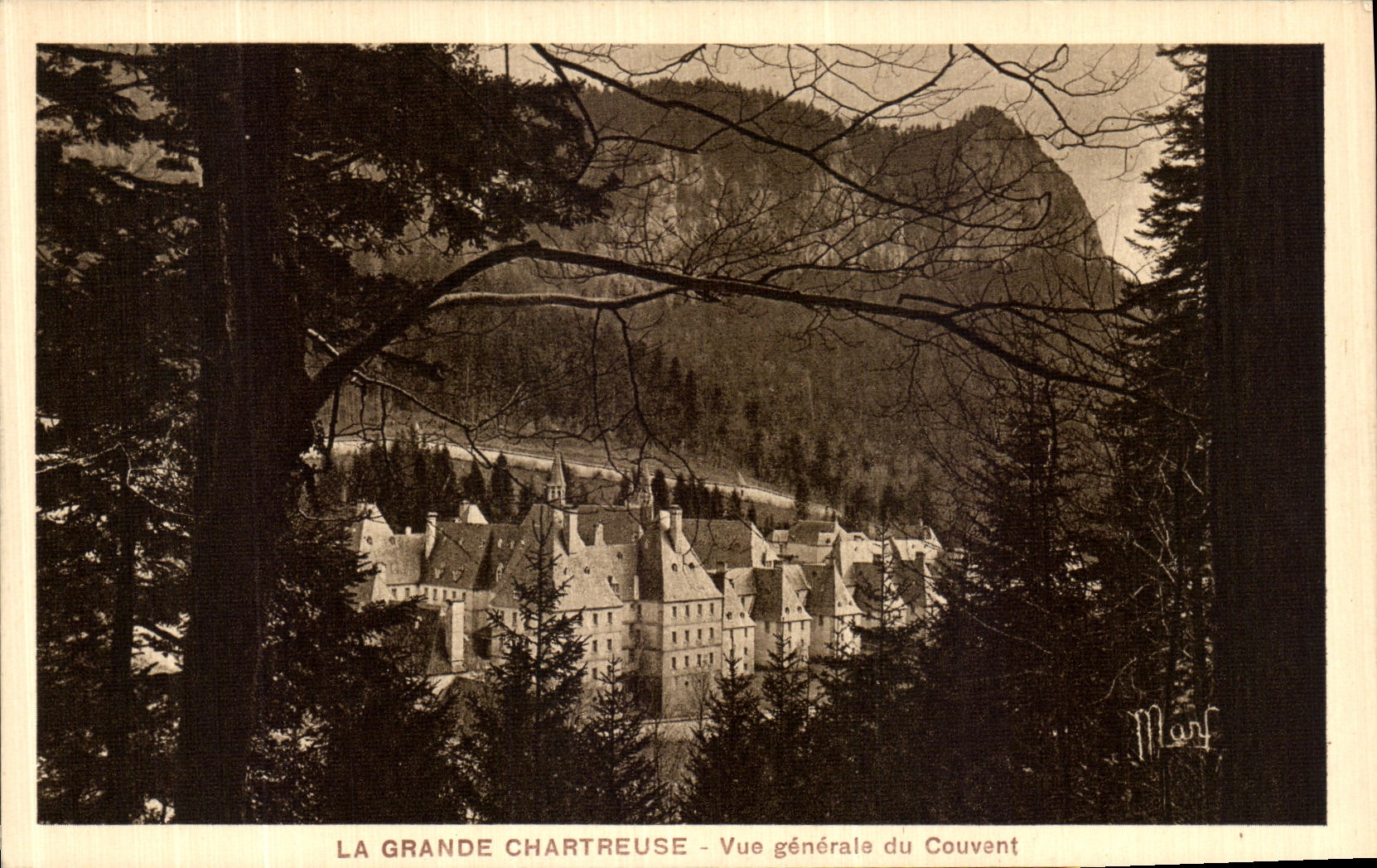CPA La Grande Chartreuse Vue generale du Couvent