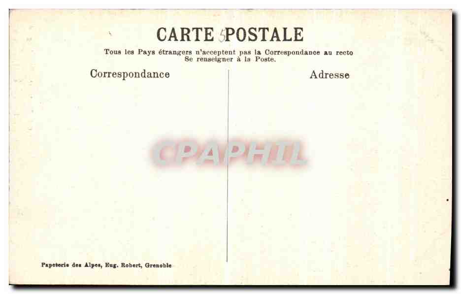 Intérieur de la basilique — Pèlerinage de N.D. de la Salette — Dauphiné, n°613 — Verso