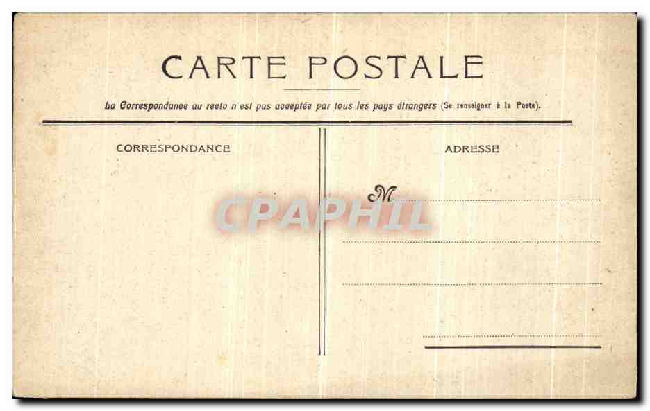 CPA Fourvoirie Gde Chartreuse Entree du Desert pres de la Distillerie — Verso