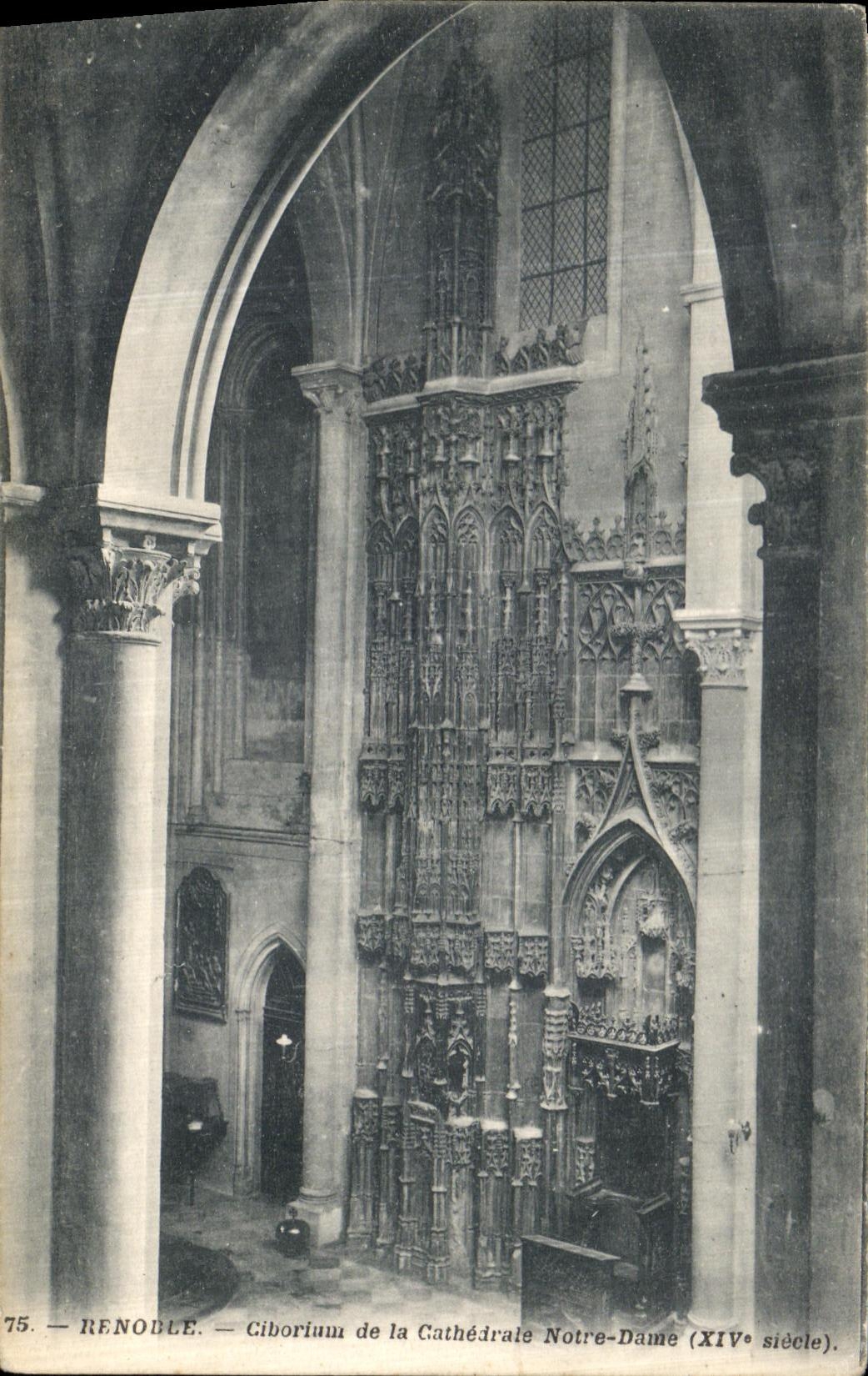 Renoble — Ciborium der Kathedrale Notre-Dame (14. Jahrhundert)