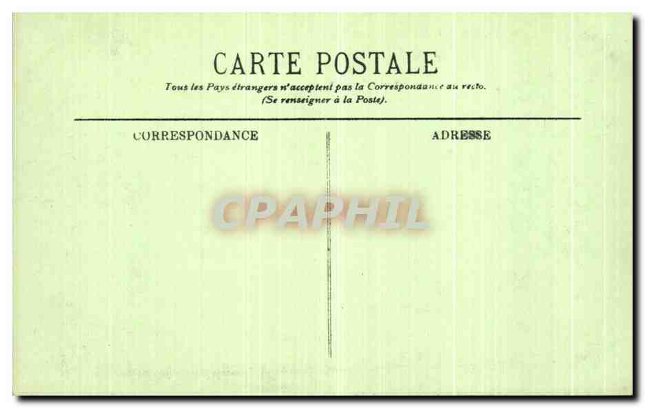 CPA Le Dauphine Les Grands Goulets La Roche Fendue — Rückseite