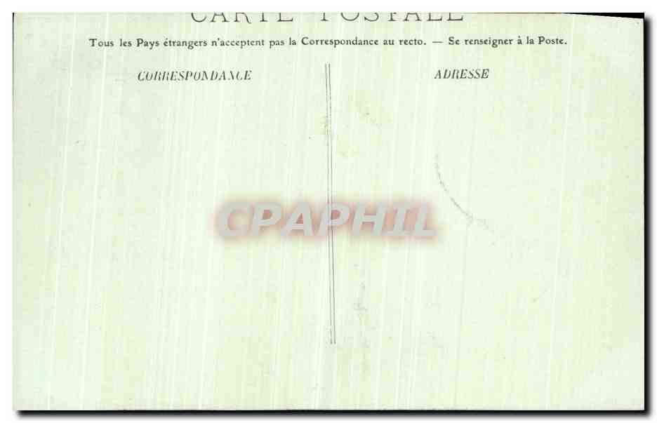 CPA Dauphine Les Grands Goulets — Verso