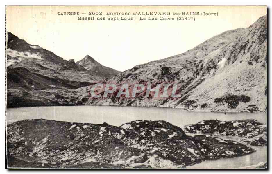 Dauphiné — Environs d'Allevard-les-Bains (Isère) — Lac Garre (2141m)