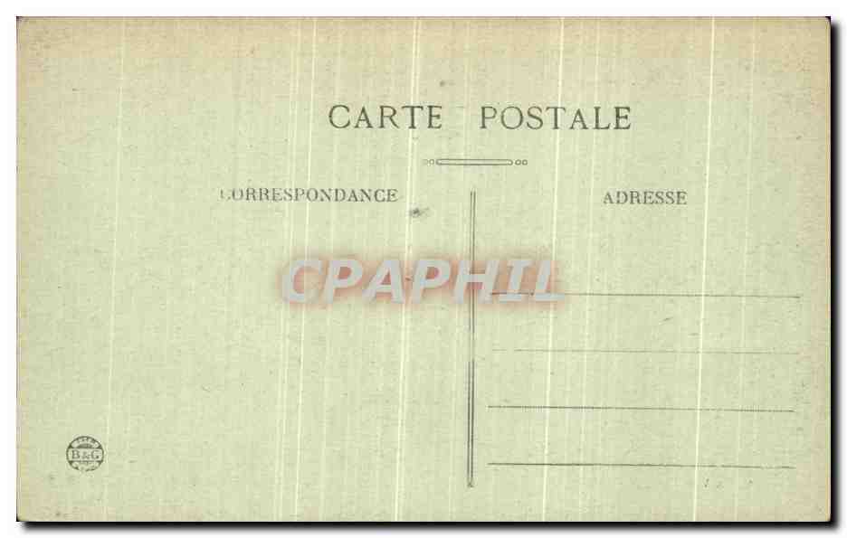 Vizille — Entrée intérieure du Château — Cl. A.V. — Rückseite