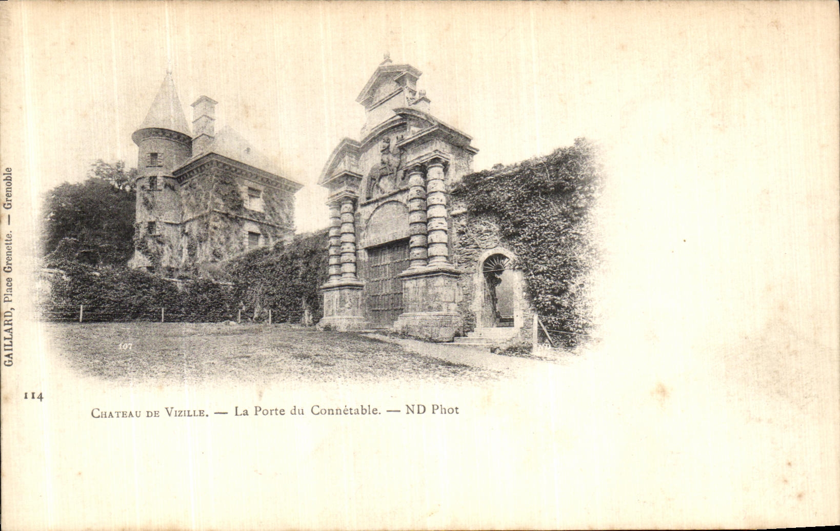 CPA Dauphine Vizille Chateau de La Porte du Connetable