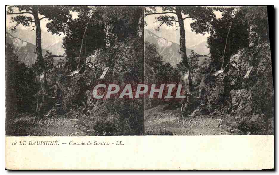 CPA Le Dauphine Cascade de Goutta