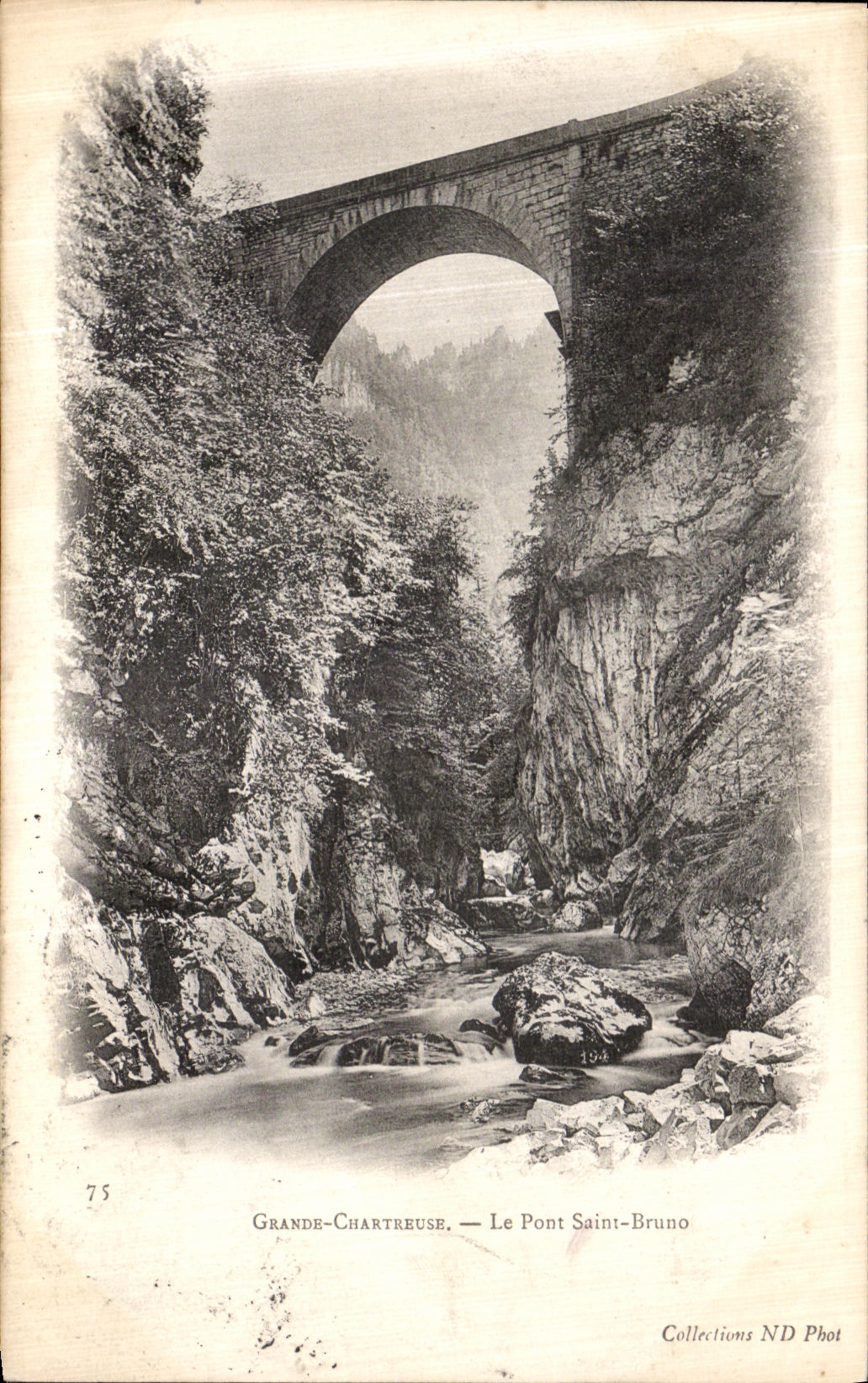 Grande-Chartreuse — Il Ponte Saint-Bruno — Collezioni ND Phot